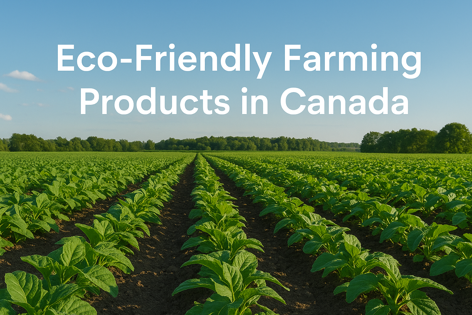 Eco-friendly farming products in Canada